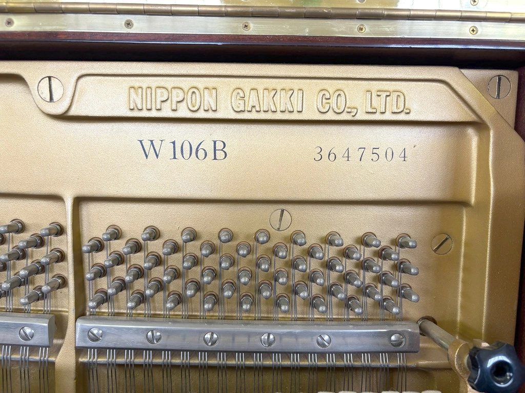 【中古】YAMAHA・ヤマハ アップライトピアノ W106B