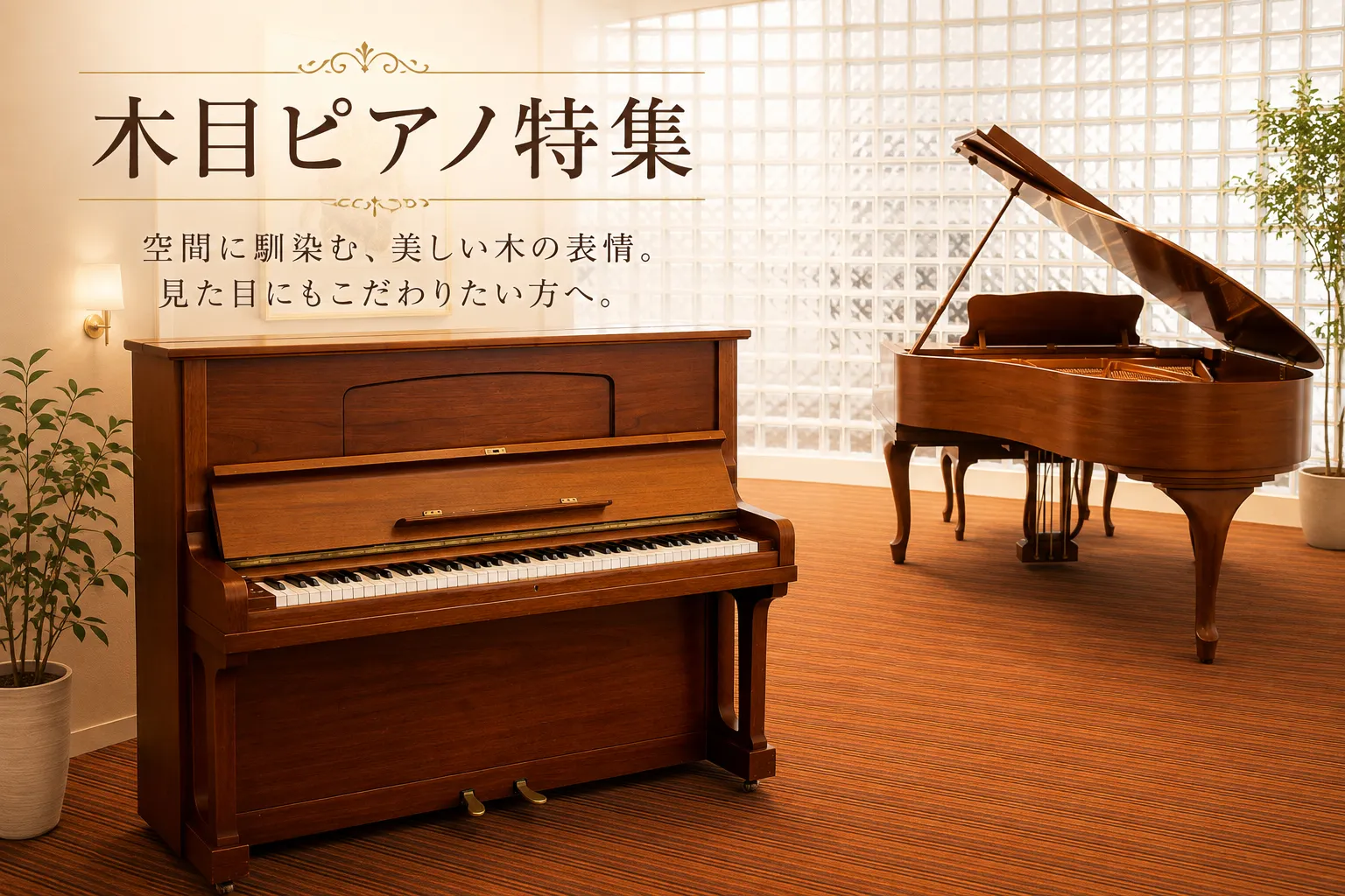 木目ピアノ特集